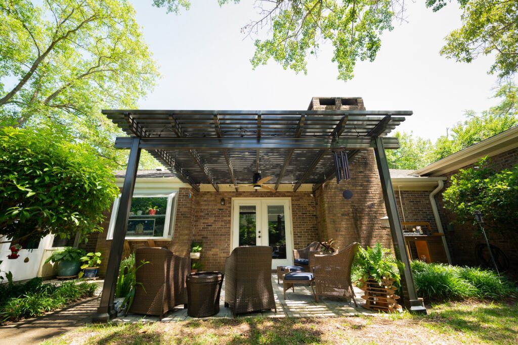 Bronze Aria Aluminum Pergola by Renaissance Patio Products